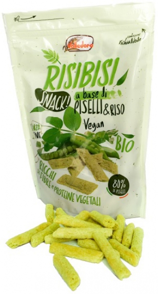 VALLEDORO Risibisi Sticks Bio Vegan aus Erbsen und Reis 80g